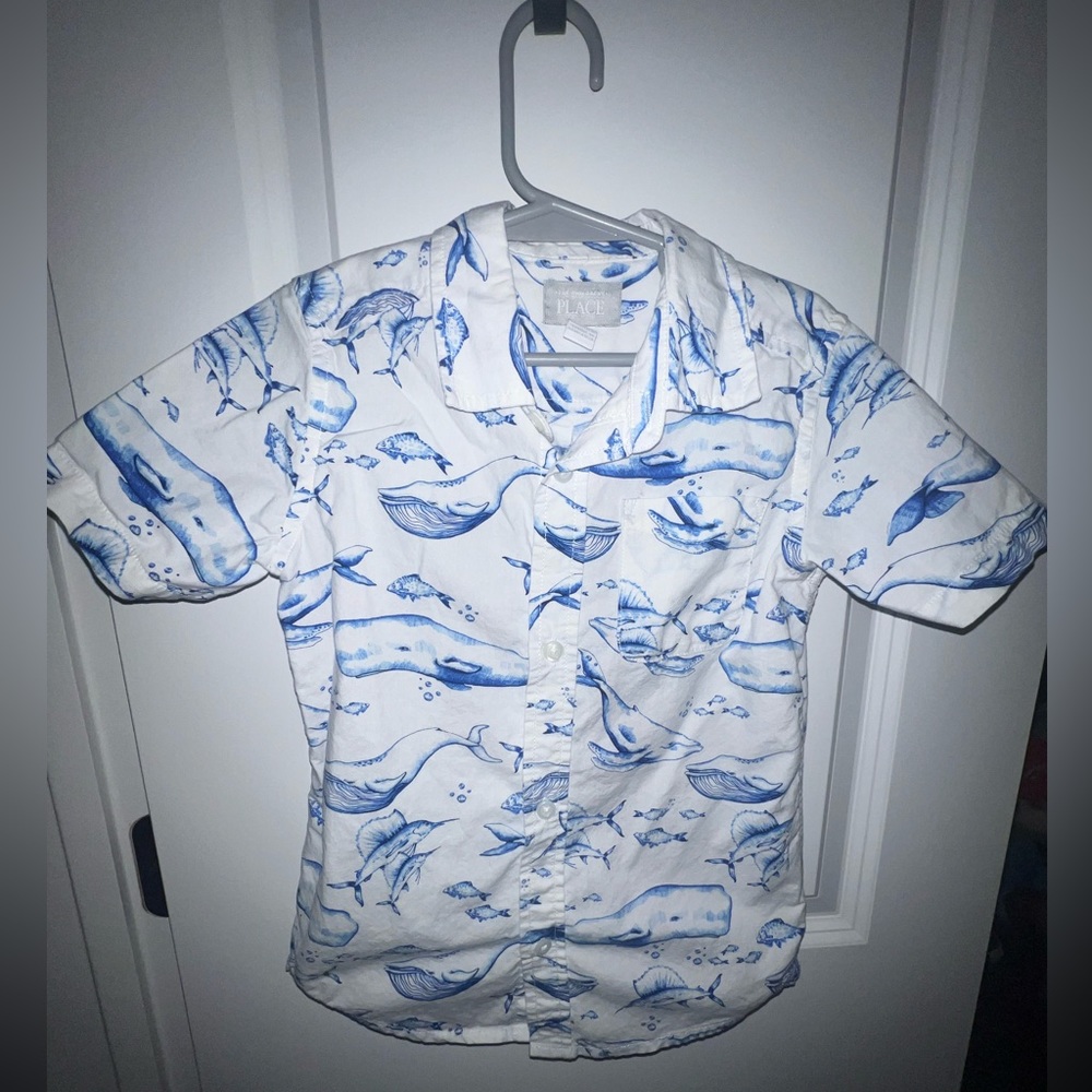 Boys Short Sleeve Button Up 5T